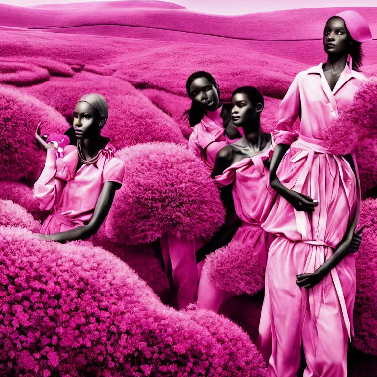 Image similar to fragrance advertising campaign by richard mosse