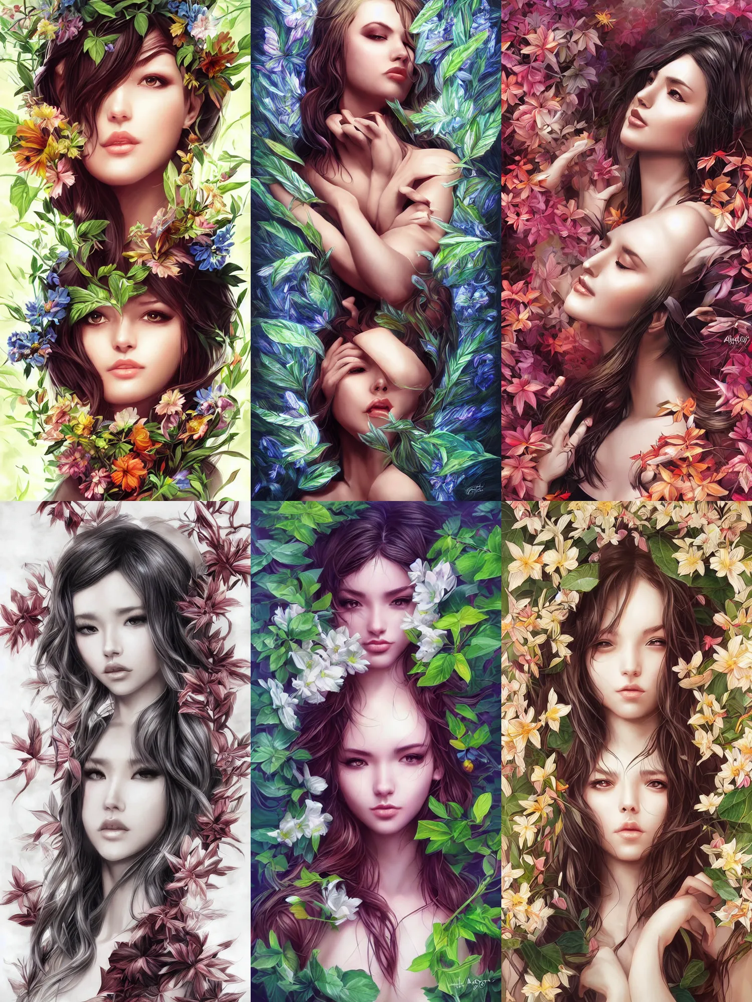 Image similar to Eclectic Nature, artwork by artgerm