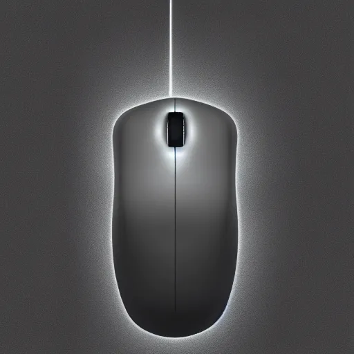 Prompt: futuristic gaming mouse, black gray background, soft lighting, 3d octane render, 2060, concept