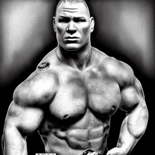 Image similar to brock lesnar as chris redfield, artstation hall of fame gallery, editors choice, #1 digital painting of all time, most beautiful image ever created, emotionally evocative, greatest art ever made, lifetime achievement magnum opus masterpiece, the most amazing breathtaking image with the deepest message ever painted, a thing of beauty beyond imagination or words, 4k, highly detailed, cinematic lighting