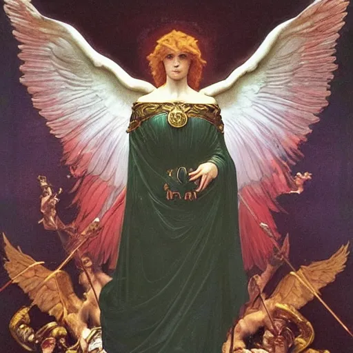 Prompt: godlike awe-inspiring menacing Lucifer royal portrait, standing tall invincible, beautiful angelic wings, Satan,Pride,Superbia, stunning, breathtaking, award-winning, groundbreaking, concept art, nouveau art, Dark Fantasy mixed with Socialist Realism, by Michelangelo, Caravaggio, Alphonse Mucha, Michael Whelan, William Adolphe Bouguereau, John Williams Waterhouse, and Donato Giancola, extremely moody lighting, glowing light and shadow, atmospheric, fine art, trending, featured, 8k, photorealistic, complex, intricate, 3-point perspective, hyper detailed, unreal engine 5, IMAX quality, cinematic, symmetrical, high resolution, 3D, PBR, path tracing, volumetric lighting, octane render, arnold render