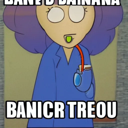 Prompt: bananna needs to see a doctor