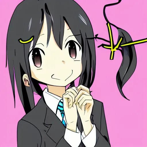 Prompt: Tomoko from Watamote on her birthday party anime style fan art