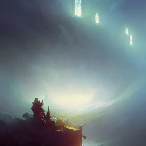 Image similar to windows promt made by ivan aivazovsky, peter mohrbacher, greg rutkowski volumetric light effect broad light oil painting painting fantasy art style sci - fi art style realism premium prints available artwork unreal engine