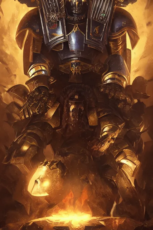 Image similar to queen portrait heros warhammer 4 0 k horus heresy fanart - the primarchs emperor by johannes helgeson animated with vfx concept artist & illustrator global illumination ray tracing hdr fanart arstation zbrush central hardmesh 8 k octane renderer comics stylized