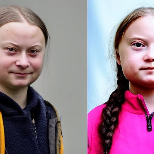 Prompt: greta thunberg as a 8 0 year old woman