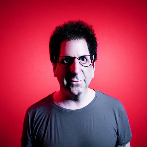 Prompt: Kevin Mitnick in a red dress, grungy, unkept hair, glowing eyes, modelsociety, radiant skin, huge anime eyes, RTX on, perfect face, vogue, directed gaze, intricate, Sony a7R IV, symmetric balance, polarizing filter, Photolab, Lightroom, 4K, Dolby Vision, Photography Award