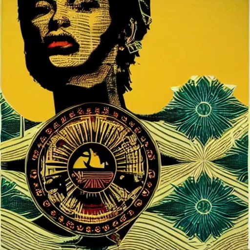 Image similar to mind wandering by shepard fairey