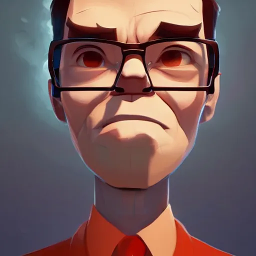 Image similar to face icon stylized minimalist dexter's laboratory, loftis, cory behance hd by jesper ejsing, by rhads, makoto shinkai and lois van baarle, ilya kuvshinov, rossdraws global illumination