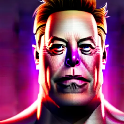 Prompt: a portrait of elon musk as thanos, the pixar adaptation, with same hairstyle, hyper detailed, digital art, trending in artstation, cinematic lighting, studio quality, smooth render, unreal engine 5 rendered, octane rendered