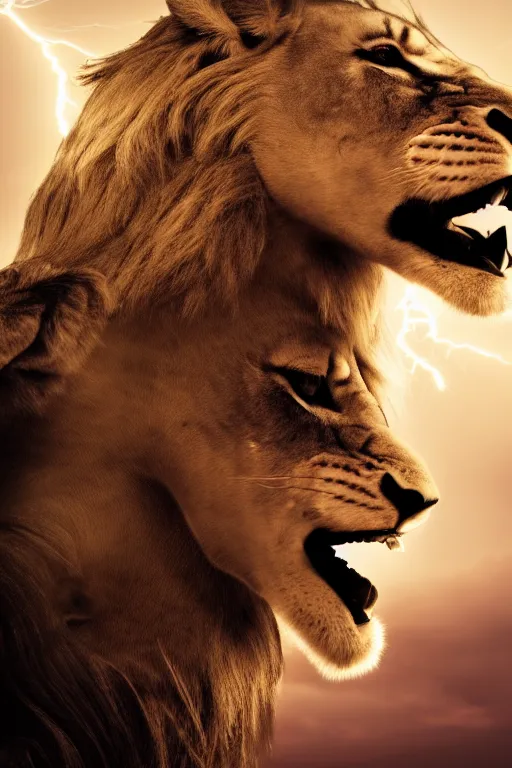 Image similar to girl riding a lion, extremely detailed, high quality, 4 k, cinematic, dramatic lightning, photo realistic, beautiful face, highly detailed face