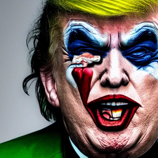 Image similar to Donald Trump as The Joker