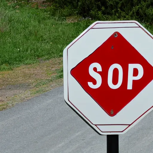 Image similar to a stop sign