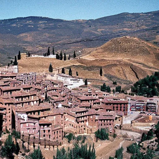 Prompt: Teruel city in 1989