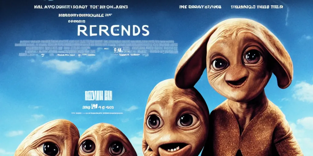 Image similar to movie poster for ET2 returns