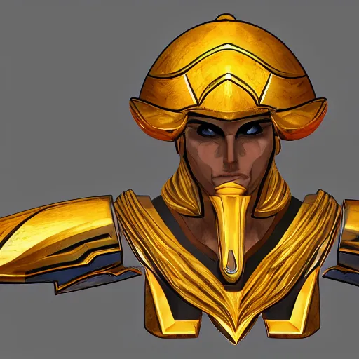 Image similar to azir league of legends golden eagle egyptian helmet ref sheet detailed digital art lineart shaded deviantart artstation 4 k