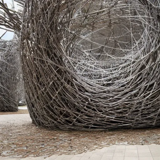 Image similar to Liminal space in outer space by Patrick Dougherty