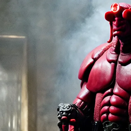 Image similar to twizzlers!!!! hellboy, movie still