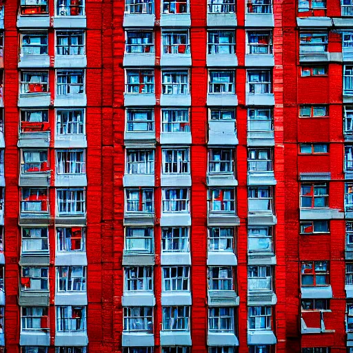 Image similar to the buildings of london made from fresh tomato slices. urban atmosphere. high quality 8 0 mm photography.