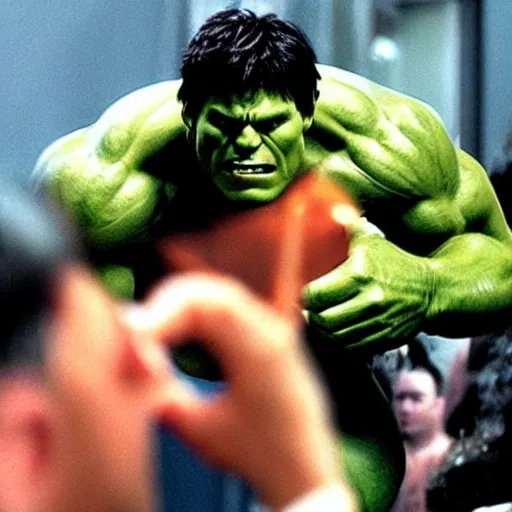 Prompt: tom cruise as the hulk