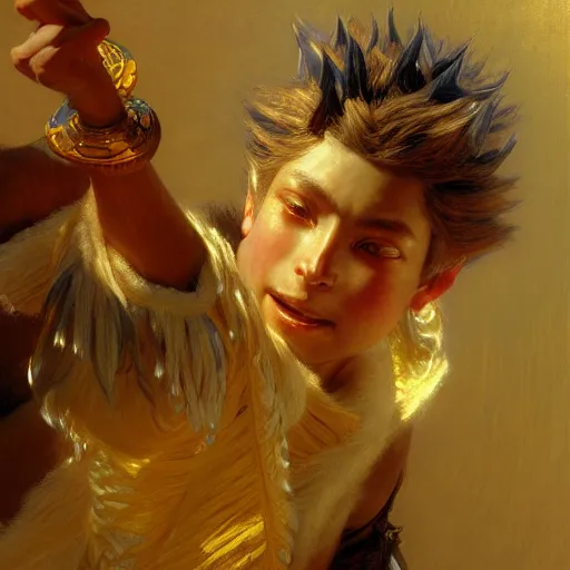 Prompt: tsuna, highly detailed painting by gaston bussiere, craig mullins, j. c. leyendecker, 8 k