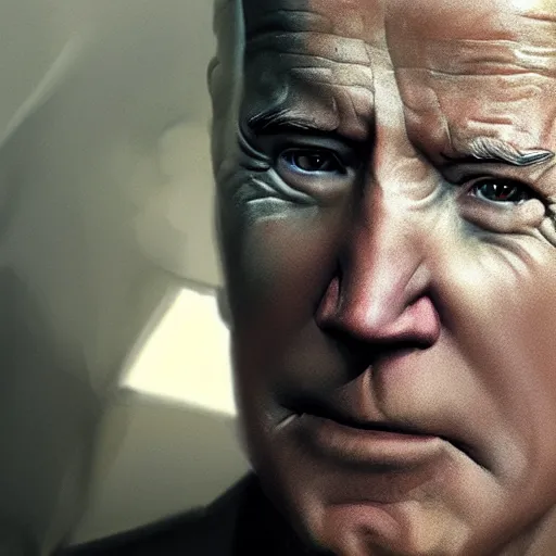 Prompt: a portrait of joe biden, intricate, hyper detailed, 8k, james gurney, greg rutkowski, john howe, artstation