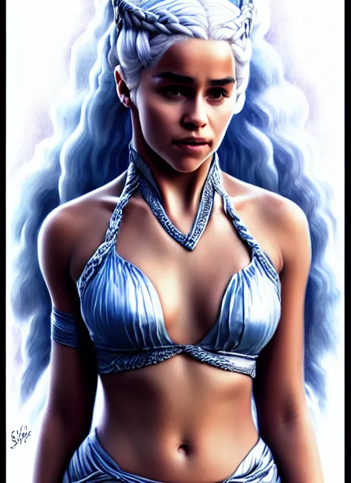 Image similar to photo of a gorgeous young lebron james as daenerys targaryen in the style of stefan kostic, realistic, professionally, professionally color graded, half body shot, sharp focus, 8 k high definition, insanely detailed, intricate, elegant, art by stanley lau and artgerm