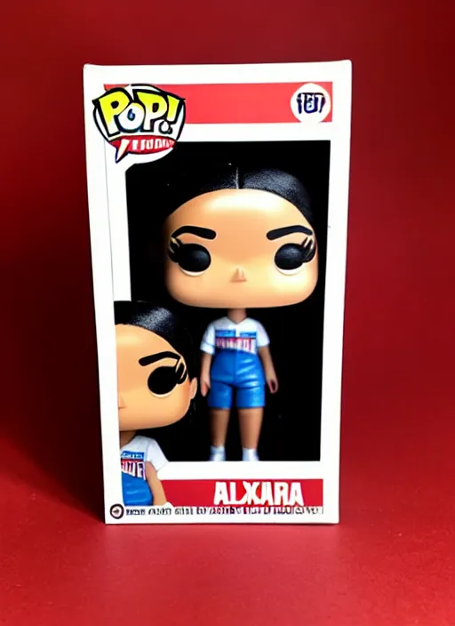 Prompt: alexandra ocasio cortez funko pop