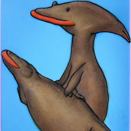 Image similar to platypus