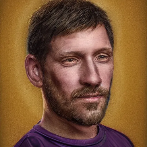 Prompt: portrait of mark rufallo, highly detailed, centered, solid color background, digital painting