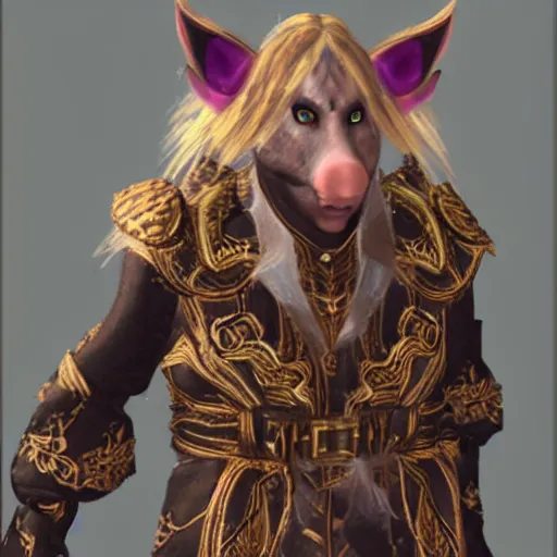 Prompt: emet selch as alf, final fantasy xiv,