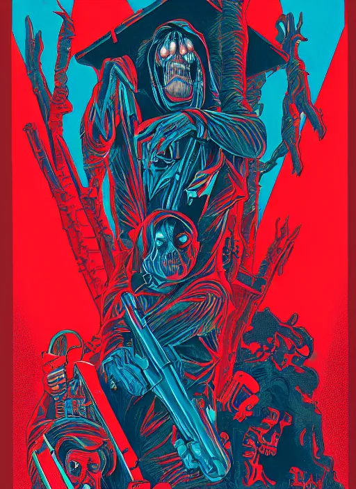 Image similar to Creepshow (1982) movie poster, Kilian Eng, detailed