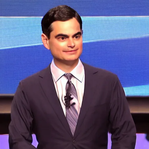 Image similar to ben shapiro wearing a dress