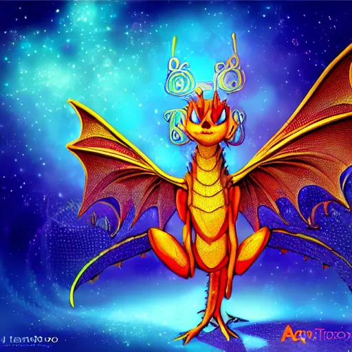 Image similar to a magical Dragon fly as a Dj by aquaxio, trending on art station