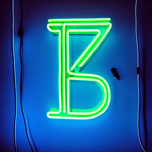 Image similar to neon sign that says in blue letters « error », cinematic