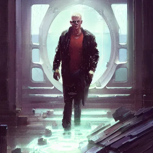 Prompt: neuromancer, painted by stanley lau, painted by greg rutkowski, painted by stanley artgerm, digital art, promotional art, trending on artstation