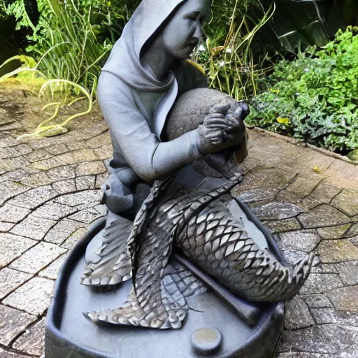 Image similar to fish, but it is a beautiful statue