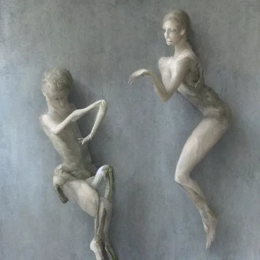 Image similar to by lori earley, by worthington whittredge subtle, dull. a variety of shapes & textures. the art installation is full of movement & energy, & the viewer can find new details with each look.