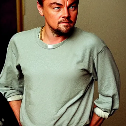 Prompt: Leonardo DiCaprio as Super Mario