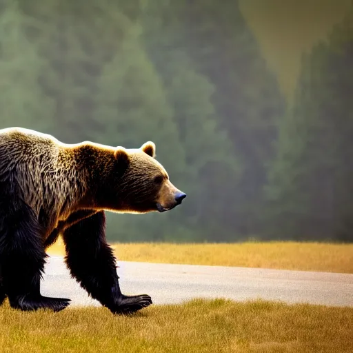 Image similar to a bear enlisted into the us army portrait, 4 k, high resolution, still, landscape, hd, dslr, hyper realistic