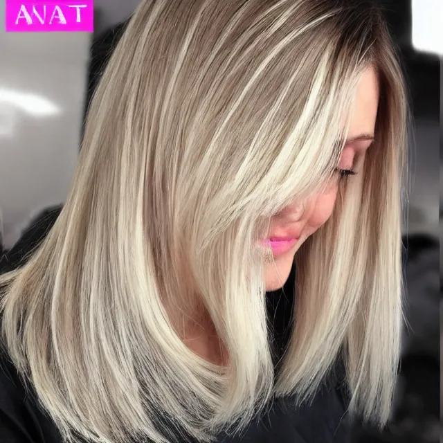 Prompt: avant runway hairstyle professional designer hair bangs, full body volume hairstyle, high detail, curves and straight combed with professional salon stylist products, studio lighting, smooth sharp focus