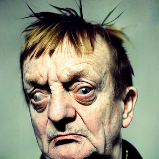 Prompt: mark e smith 9 0 s hip hop album cover