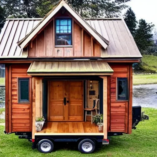 Image similar to a tiny house for gamers