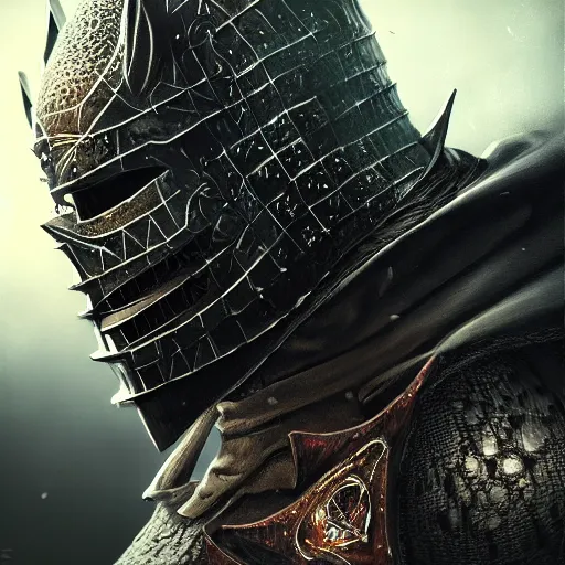 Image similar to portait of a dark souls knight, digital art, digital painting, masterpiece, elegant, hyper realistic, award winning, 8 k, behance, artstation, unreal engine 5, octane render, masterpiece, sharp focus, intricate, ornate