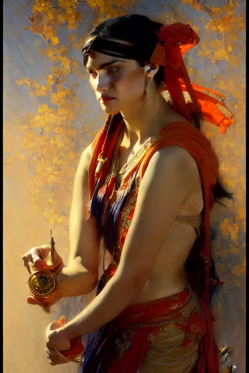 Image similar to taoism, painting by gaston bussiere, greg rutkowski, j. c. leyendecker, artgerm