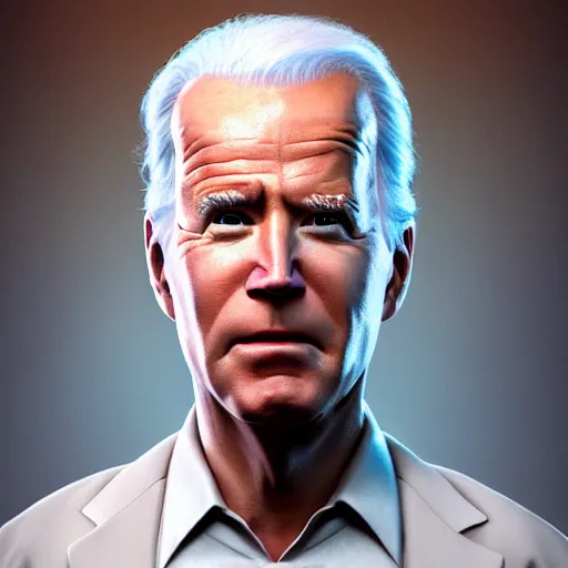 Image similar to hyperrealistic image of ace ventura disguised as joe biden, stunning 3 d render, inspired by istvan sandorfi & greg rutkowski & unreal engine, perfect symmetry, dim volumetric cinematic lighting, 8 k octane comprehensive render, extremely hyper - detailed, incredibly lifelike attributes, intricate, real flesh texture, masterpiece, artstation, stunning,