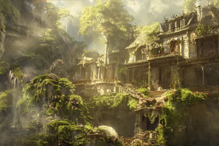 Image similar to the most amazing dream you ever had about mansion of elemental of apples, hyper realistic, ambient lighting, concept art, intricate, hyper detailed, smooth, dynamic volumetric lighting, octane, cinematic