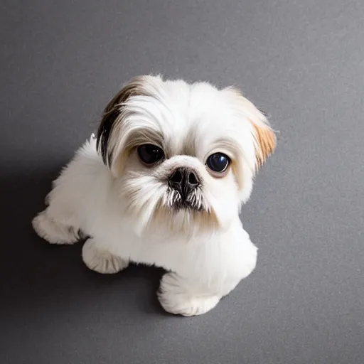 Prompt: Stylized Professional Photograph of a Robot Shih Tzu