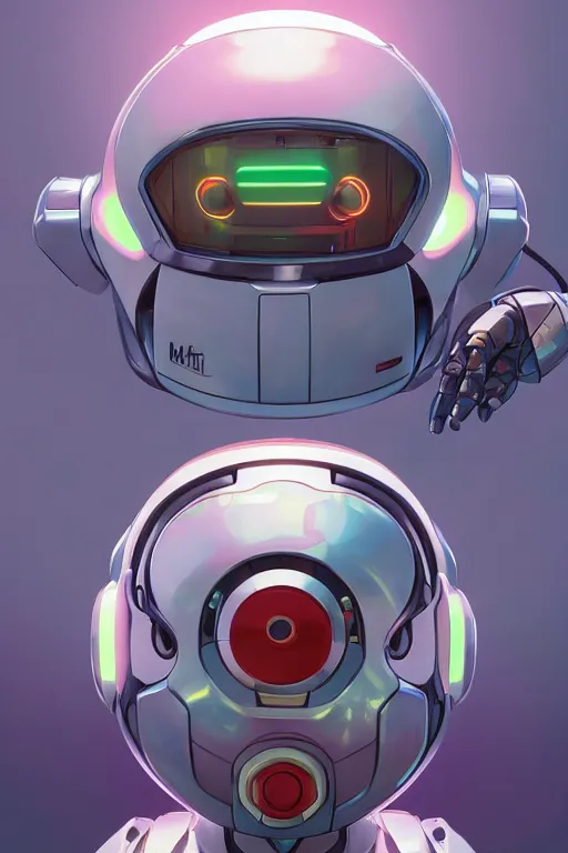 Image similar to metabots medabots medarotto medarot robot minimalist comics helmet mask neon cybereye, behance hd by jesper ejsing, by rhads, makoto shinkai and lois van baarle, ilya kuvshinov, rossdraws global illumination ray tracing hdr radiating a glowing aura