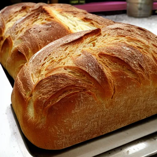 Image similar to bread on fire